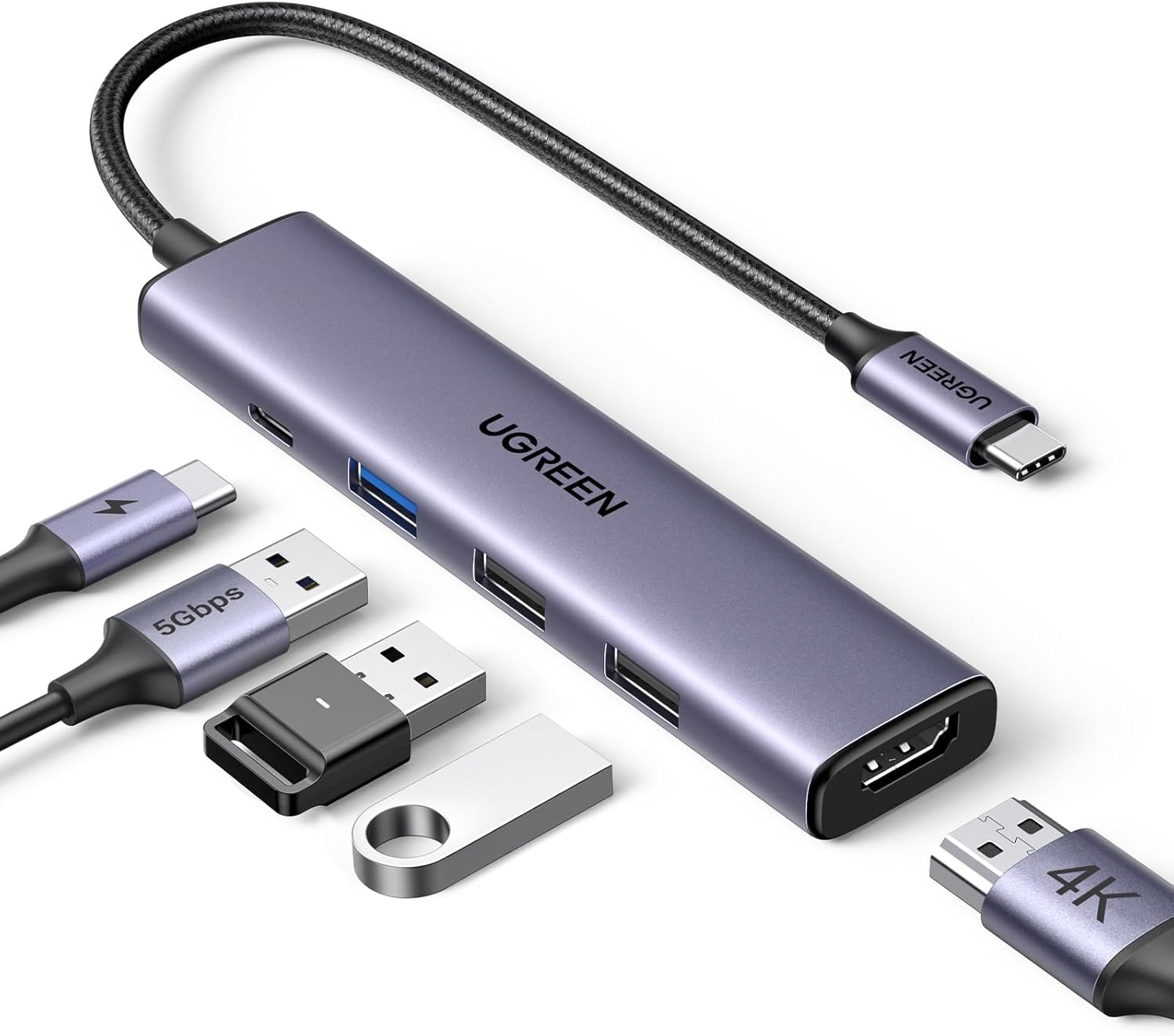 Ugreen CM478 USB-C to HDMI HUB Adapter Ugreen CM478 USB-C to HDMI HUB Adapter
